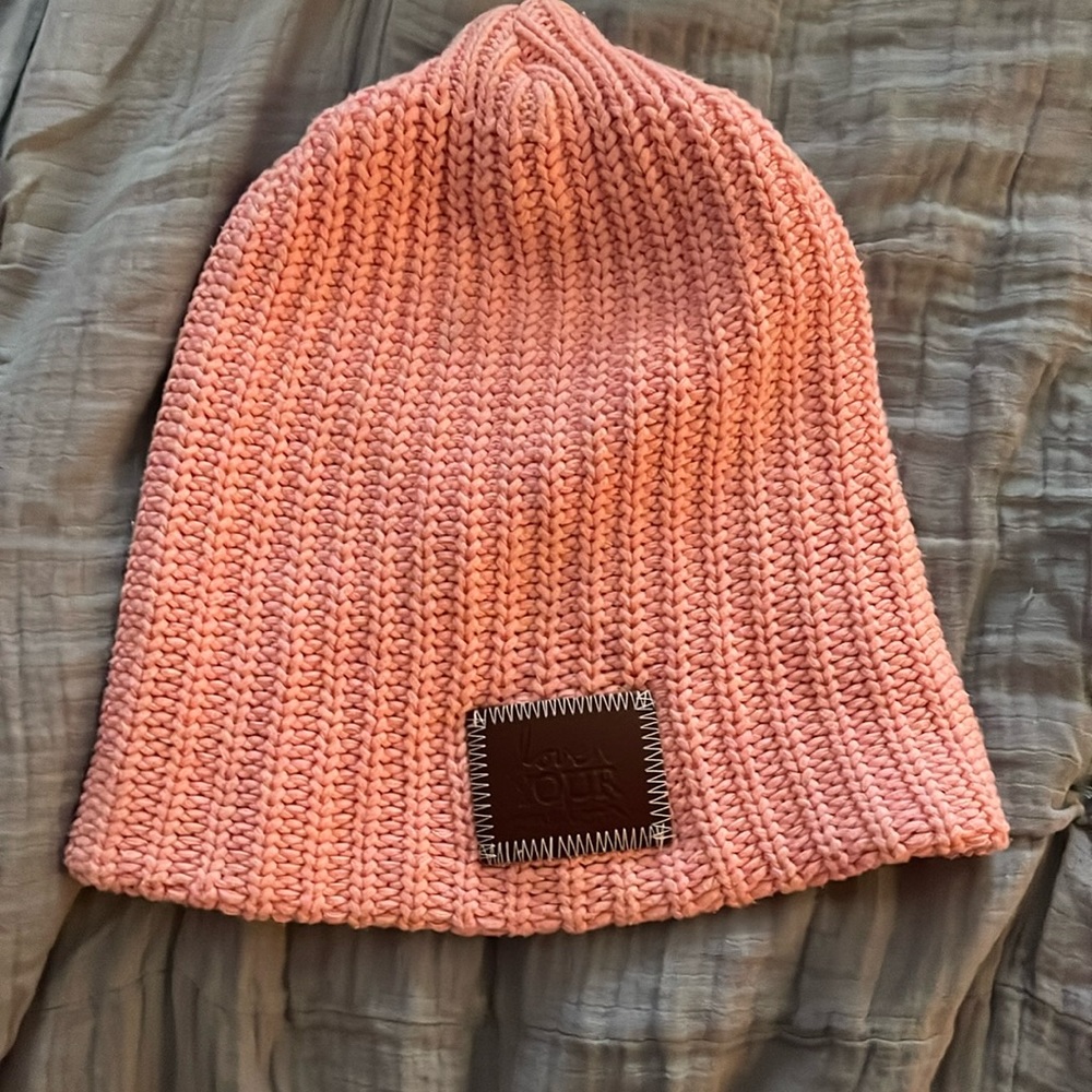 Love your melon‎ pink beanie